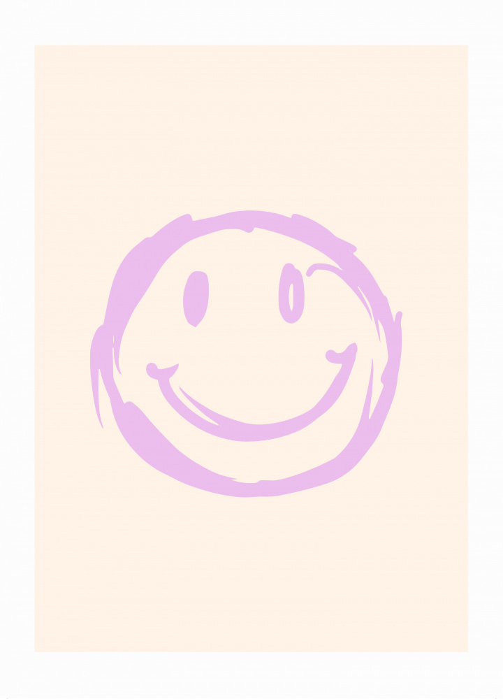 Purple Smiley von Rikke Løndager Boisen