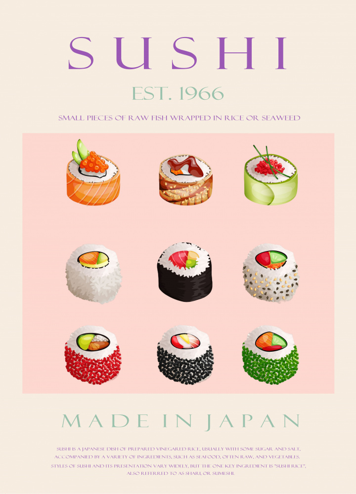 Sushi Est. 1966 von Rikke Løndager Boisen