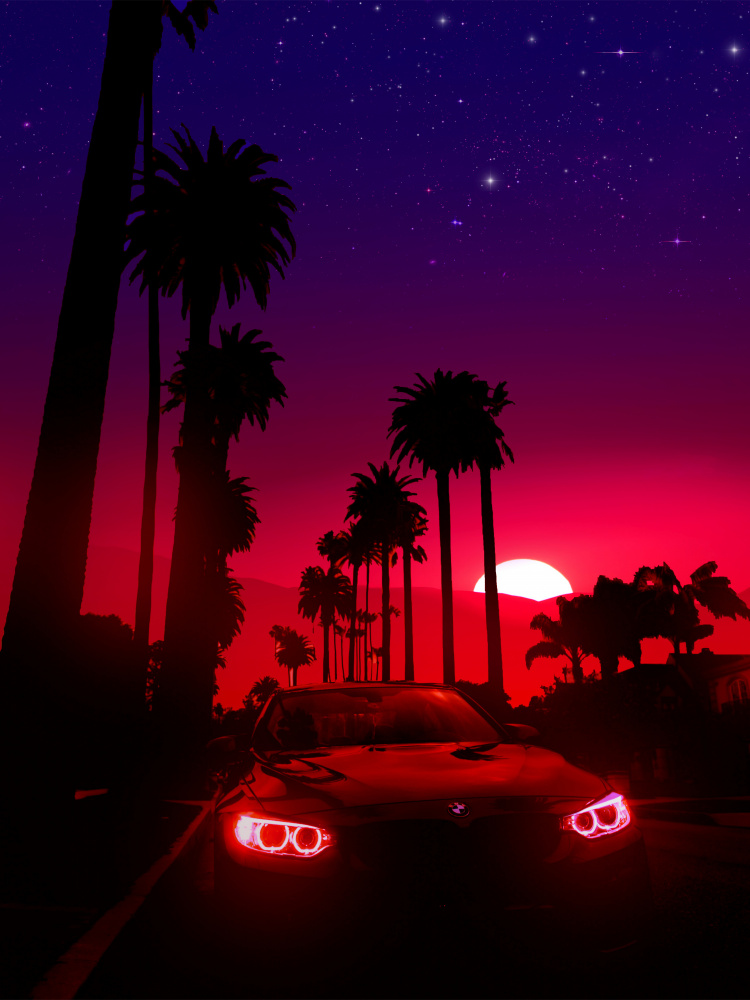 Neon Sunset Drive von Ritvik takkar