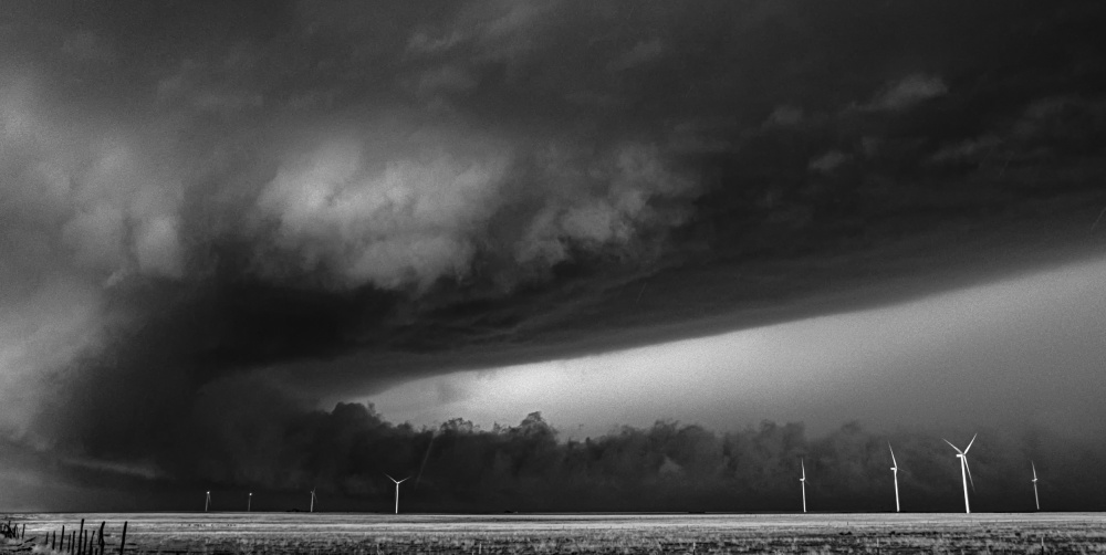 Grayscale Supercell von Rob Darby