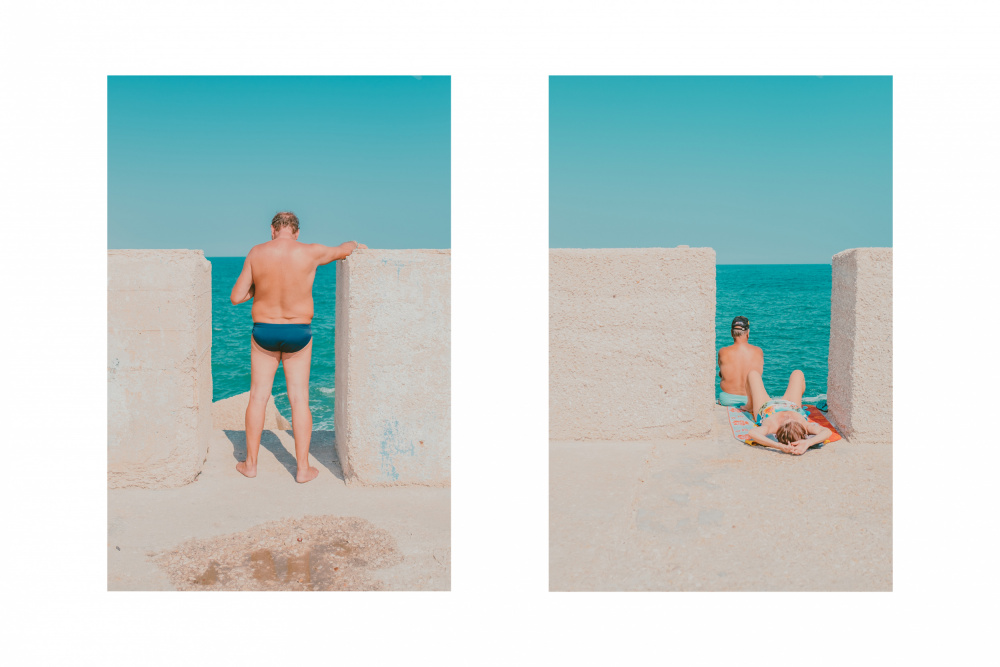 Lungomare - Diptych 1 von Roberto Ruoli