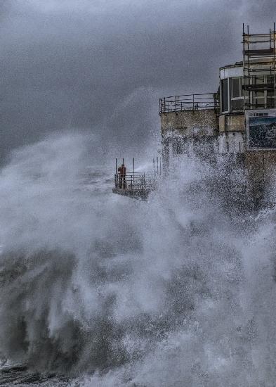 Photo in the sea wave