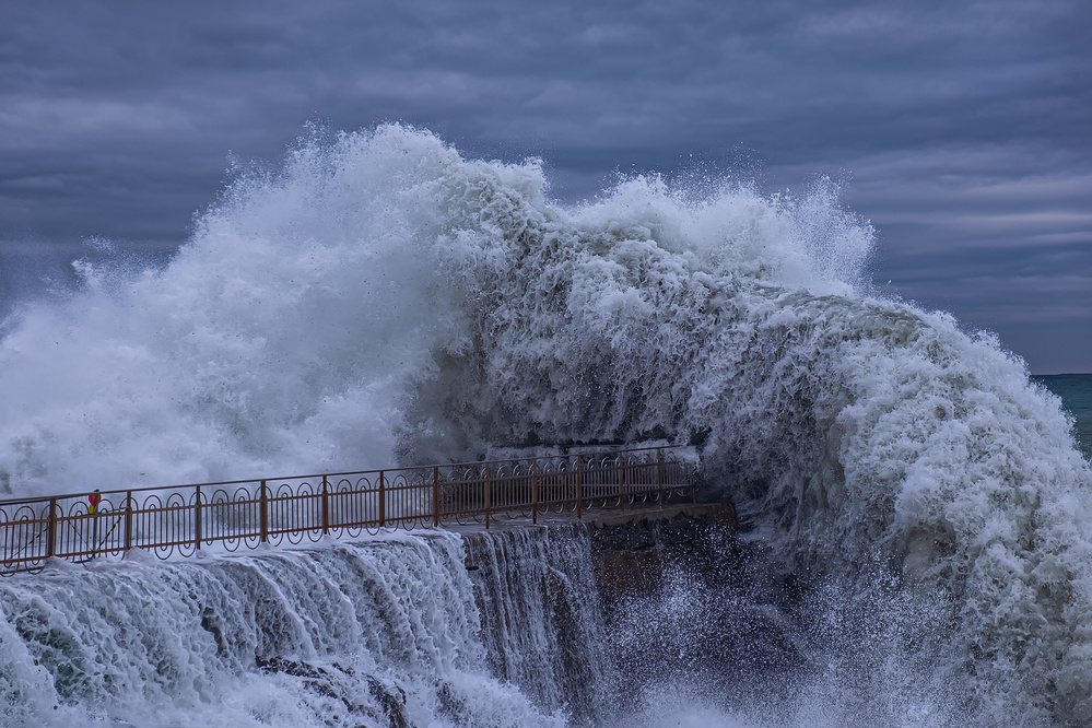 Big sea wave von Roberto Zanleone