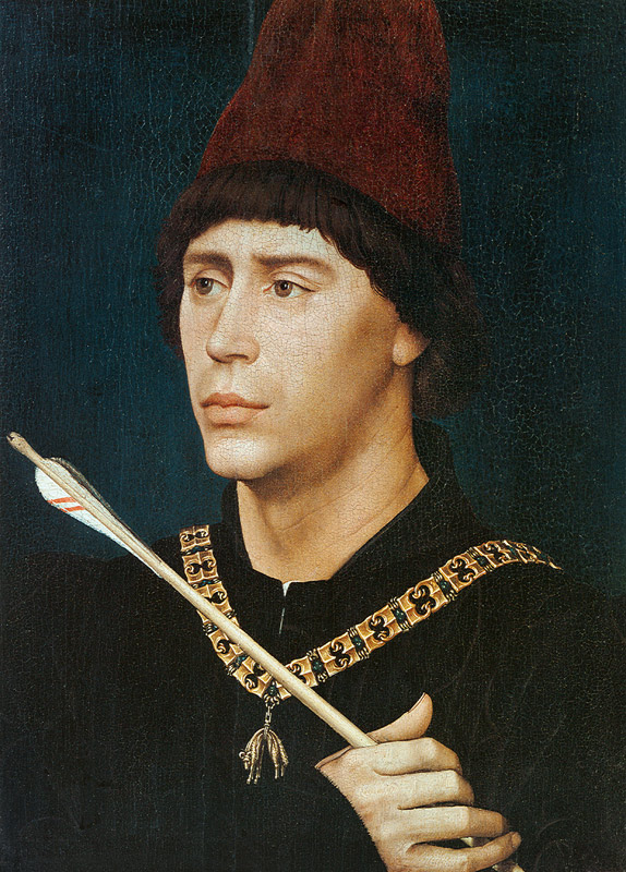 Porträt von Anton Bastard von Burgund von Rogier van der Weyden