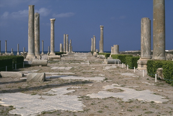 Main colonnated street (colour photo)  von Roman