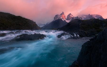 Sunrise at Cuernos del Paine