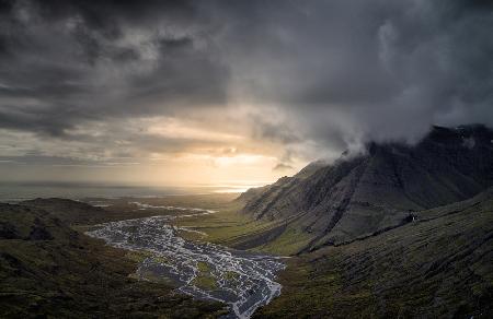 Vatnajokull Region in Southeast of Iceland