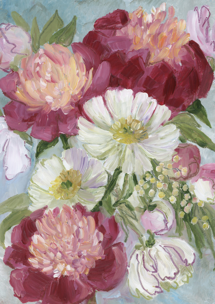 Eleanora painterly florals von Rosana Laiz Blursbyai