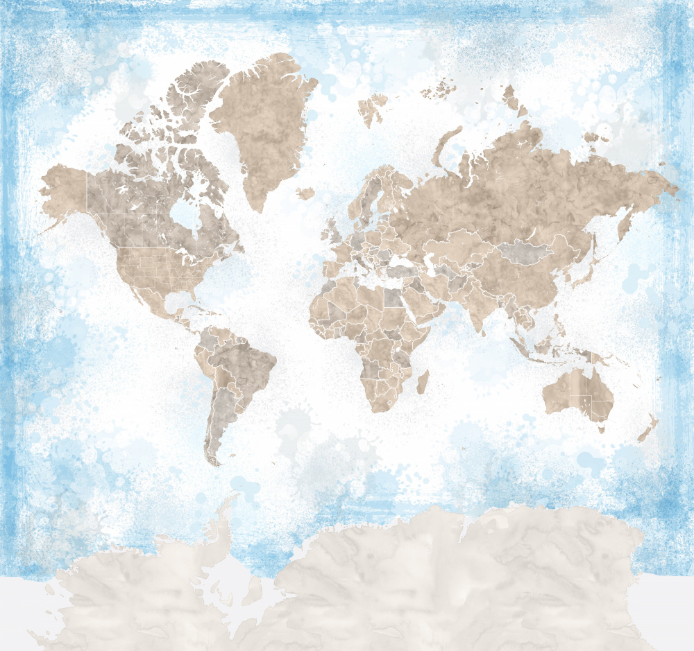 Ghada world map von Rosana Laiz Blursbyai