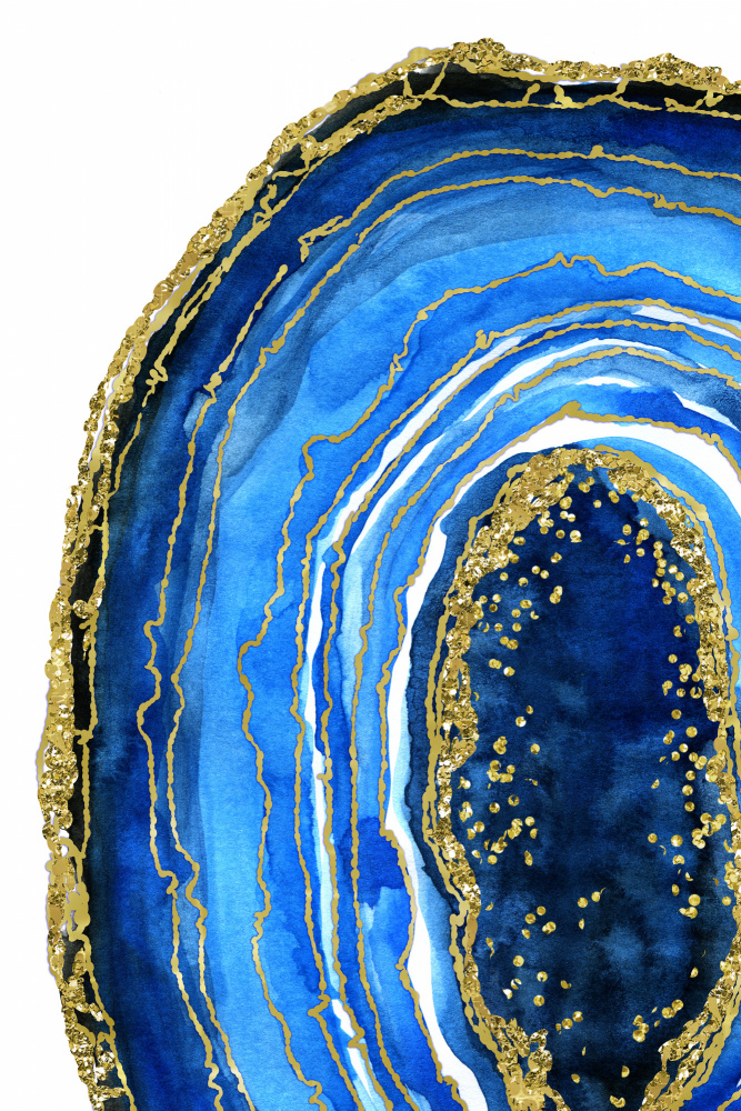 Cobalt blue geode von Rosana Laiz Blursbyai