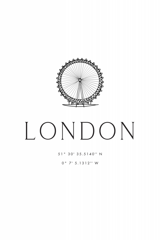 London city coordinates von Rosana Laiz Blursbyai