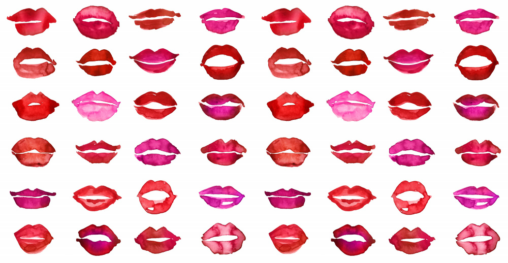 Lipstick kisses von Rosana Laiz Blursbyai