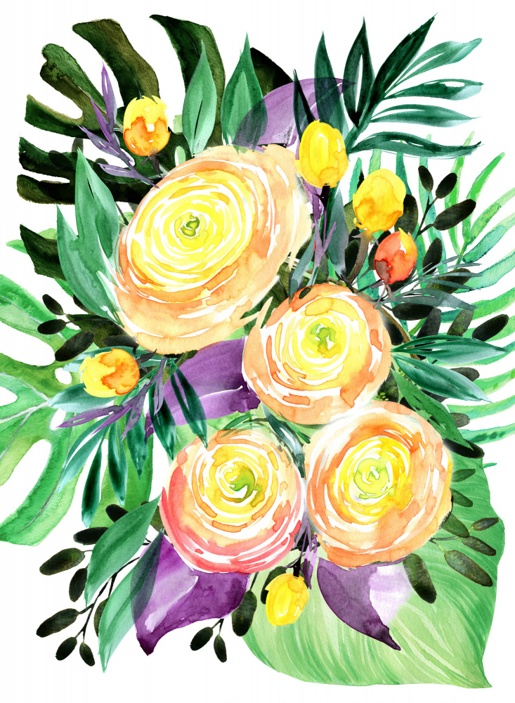 Lola tropical bouquet von Rosana Laiz Blursbyai