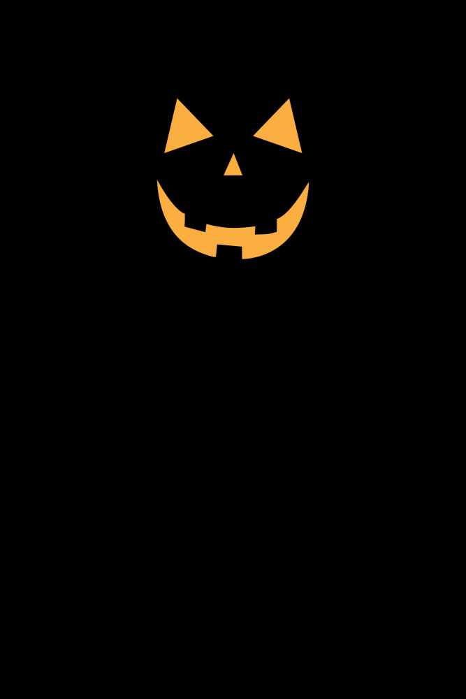 Minimal jack-o-lantern von Rosana Laiz Blursbyai