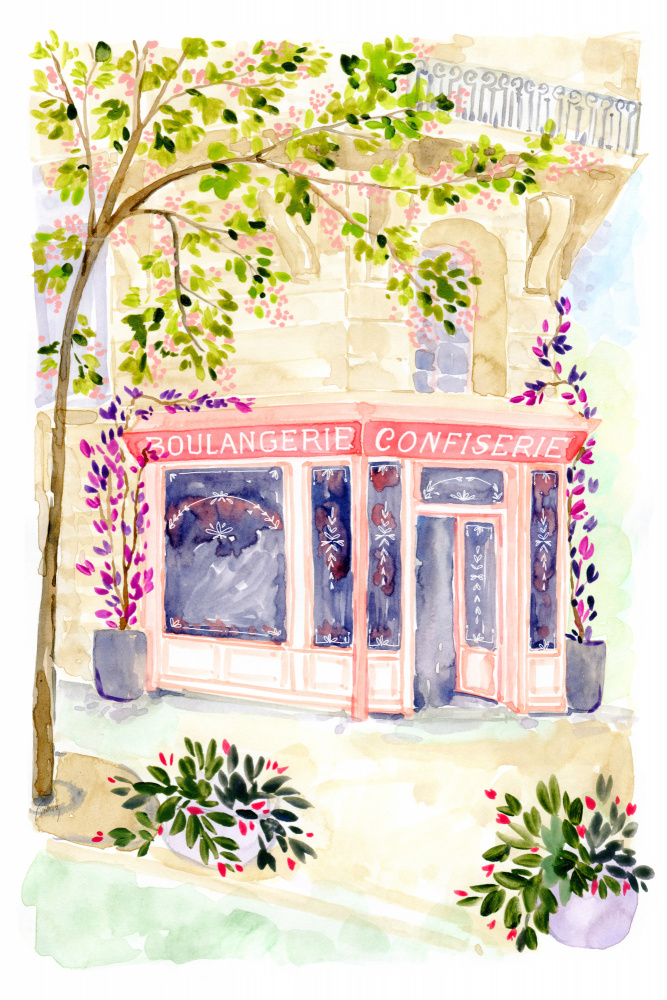 Naive Paris boulangerie von Rosana Laiz Blursbyai