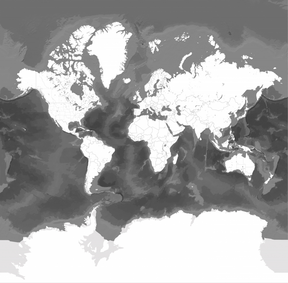 Olson world map von Rosana Laiz Blursbyai