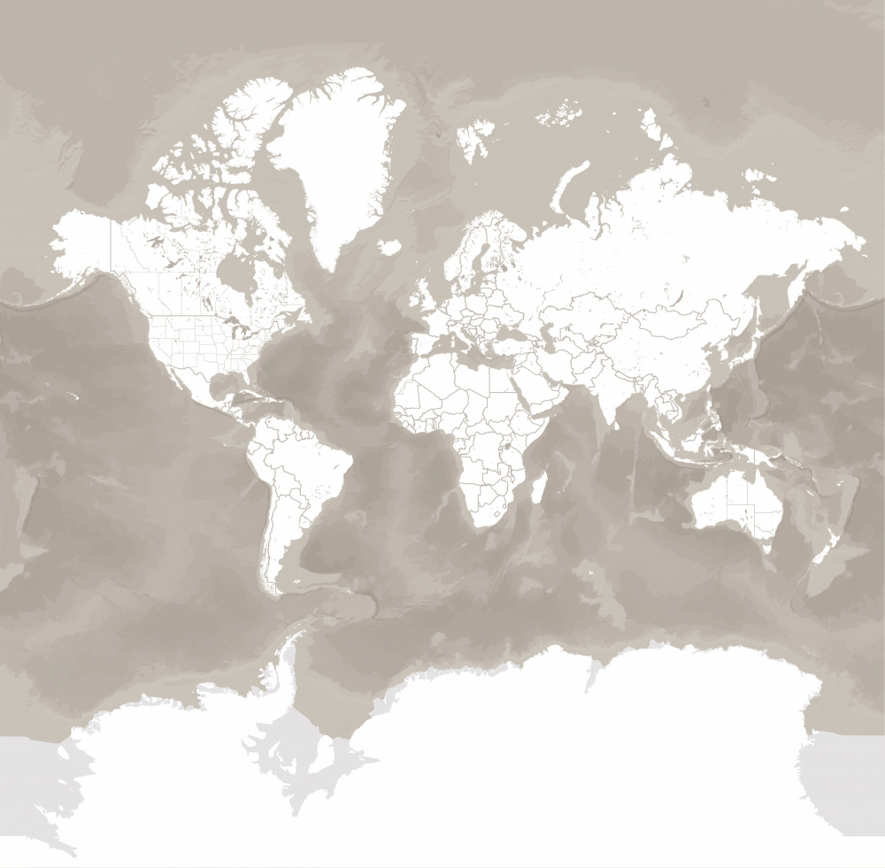 Orien world map von Rosana Laiz Blursbyai