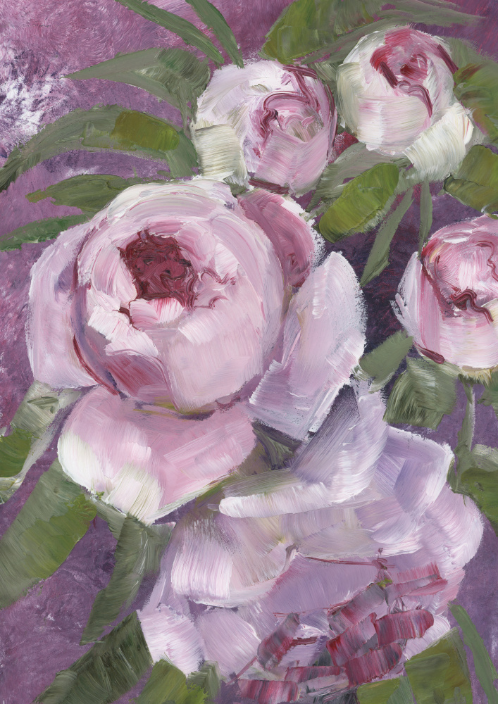 Rylee painterly roses von Rosana Laiz Blursbyai