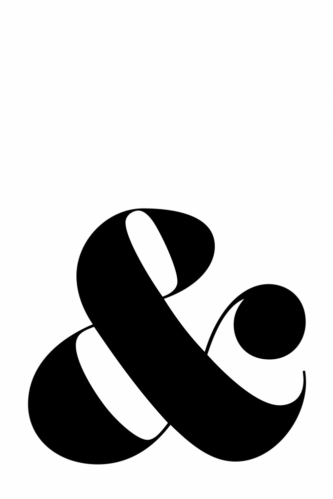 Scandi ampersand von Rosana Laiz Blursbyai