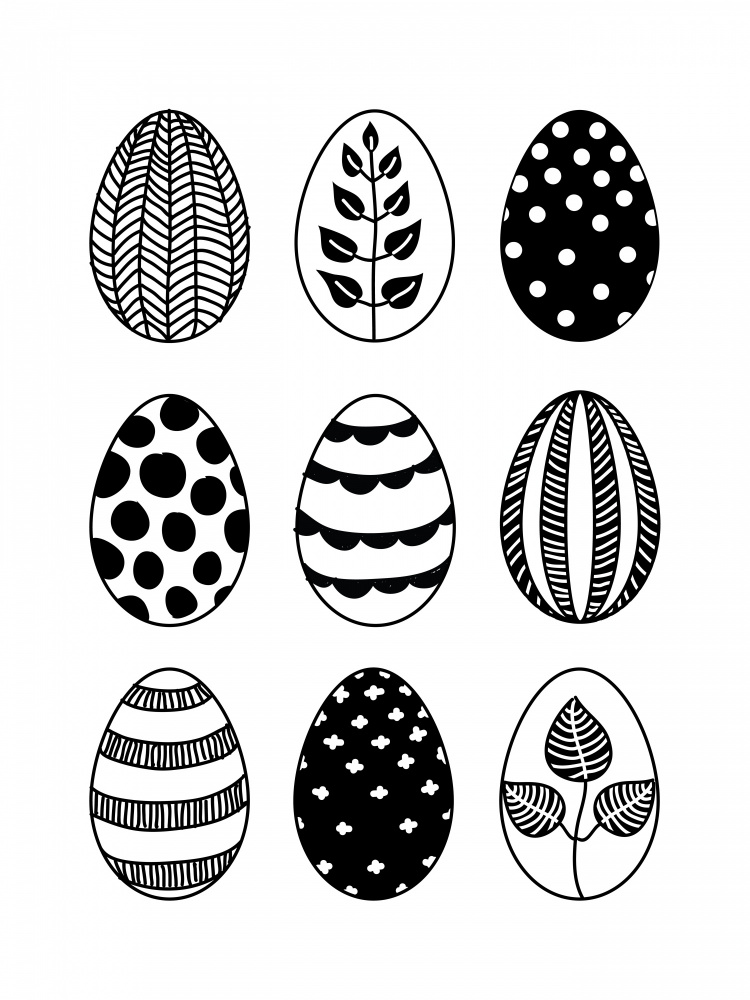 Scandi Easter eggs von Rosana Laiz Blursbyai