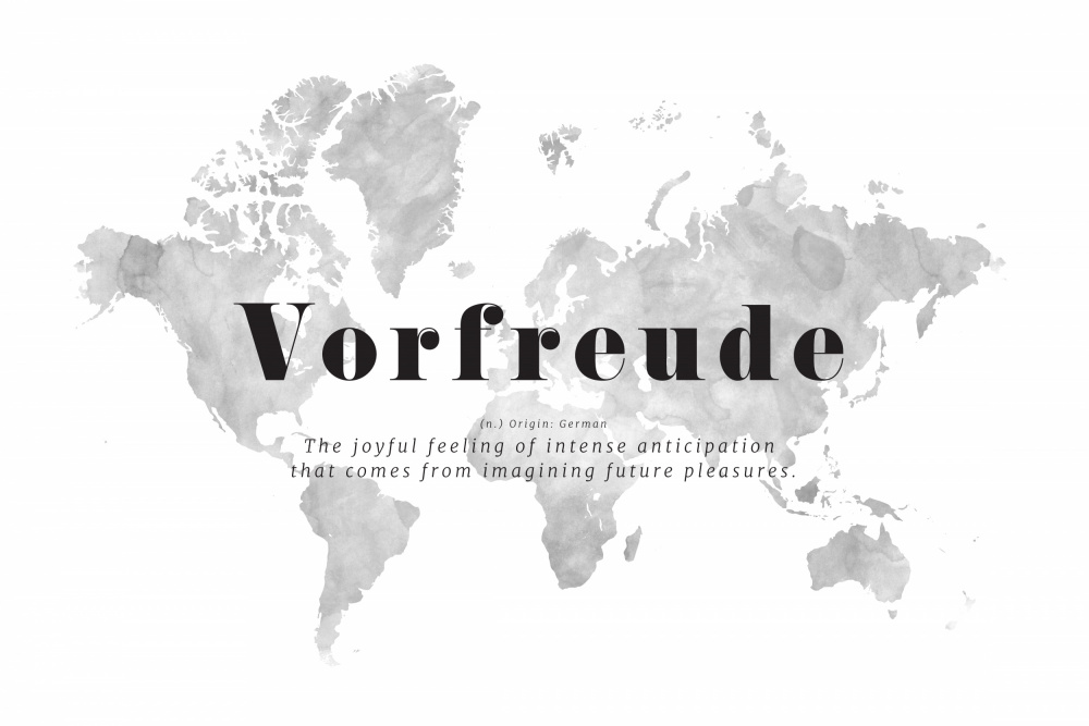 Vorfreude world map von Rosana Laiz Blursbyai