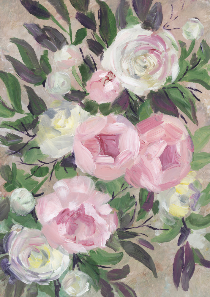 Zoye painterly bouquet von Rosana Laiz Blursbyai