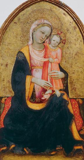 Madonna of Humility (tempera on panel)