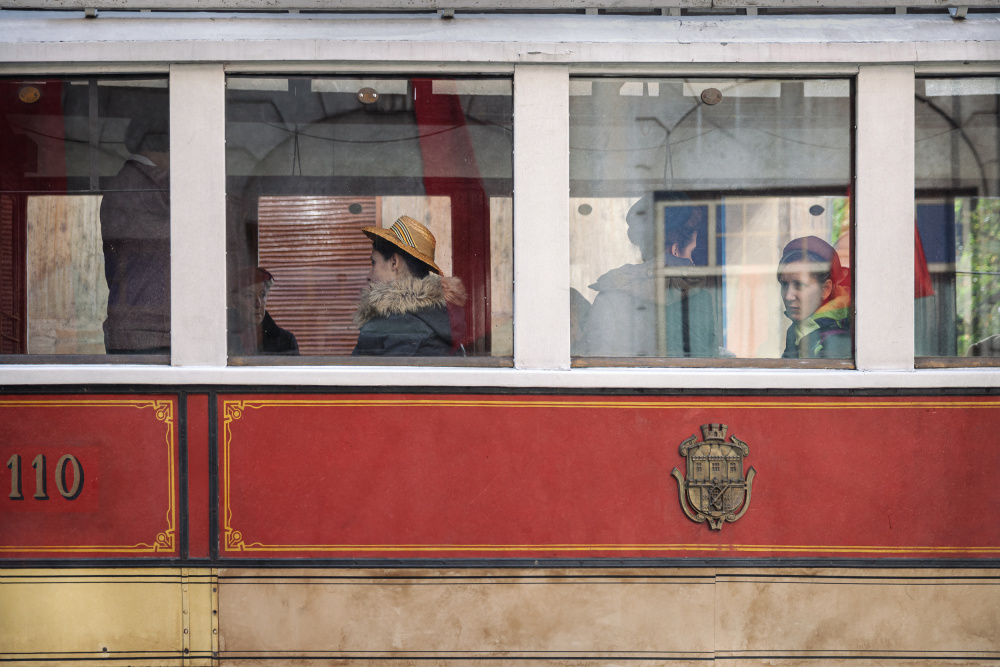 tram 110 von Roswitha Schleicher-Schwarz