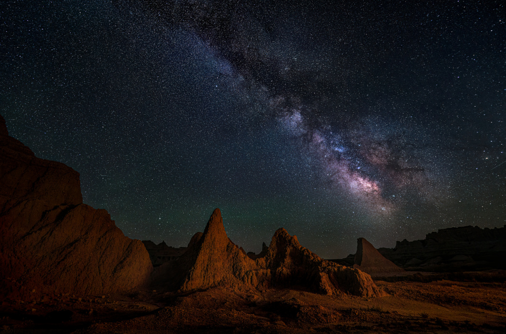 Night Sky of Badlands von Ruiqing P.