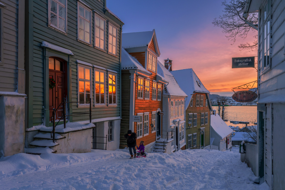 Winter in the city von Rune Askeland