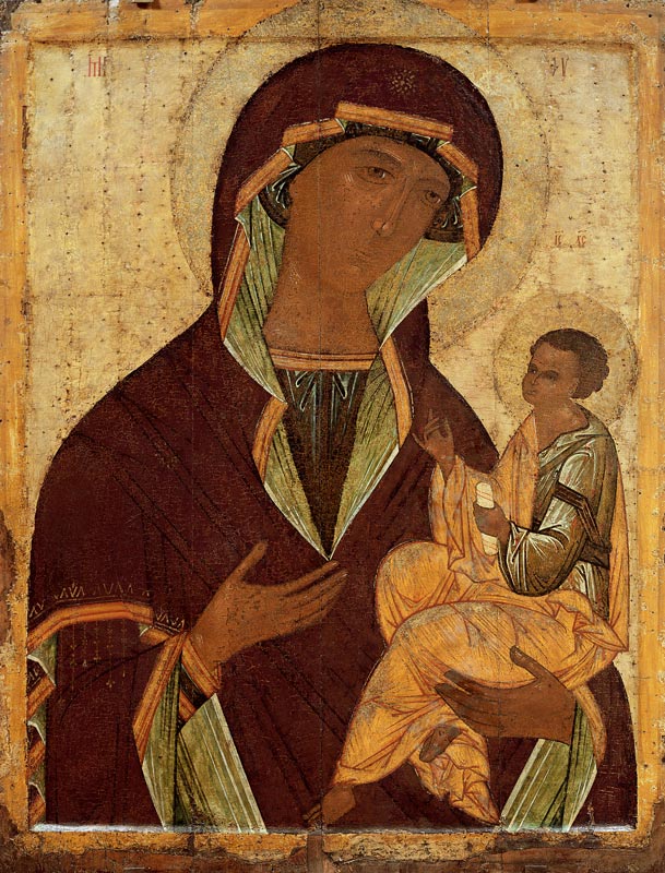 Virgin and Child von Russian School