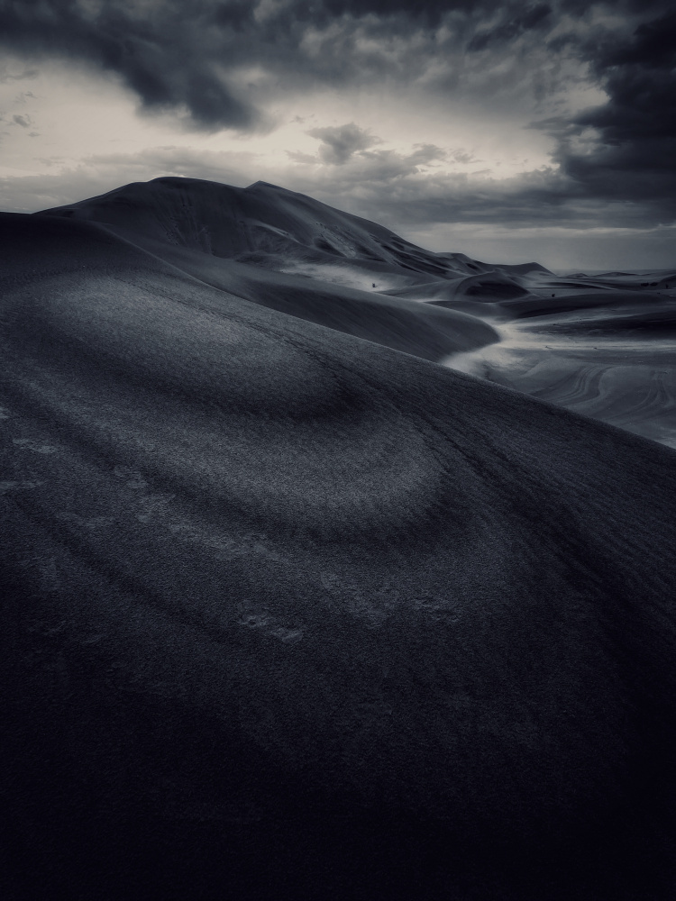 black and white dune von Saleem G Alfidi