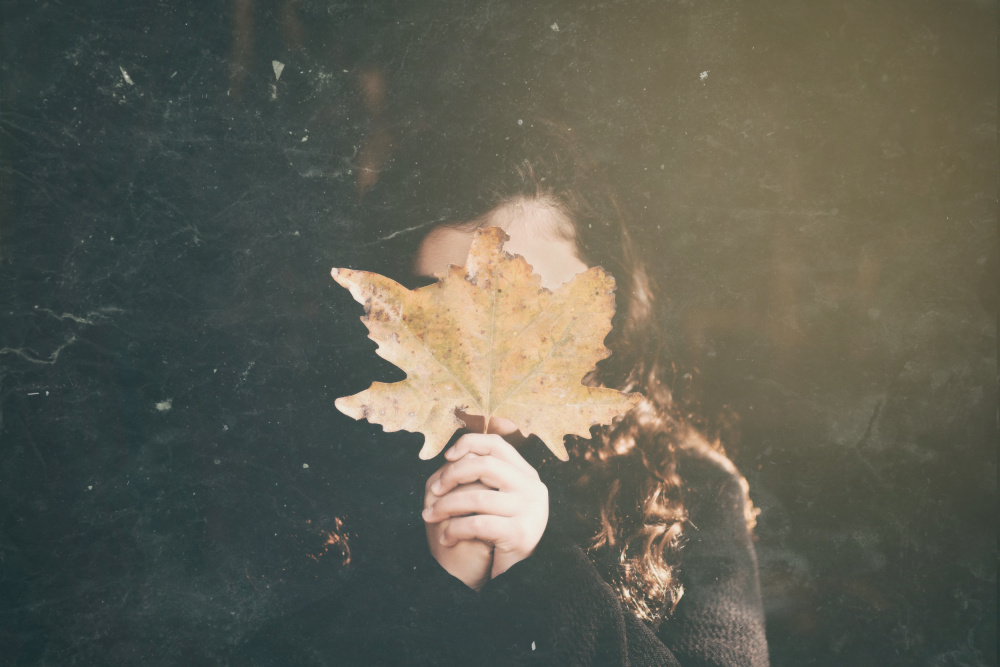 Autumn girl von saleh swid