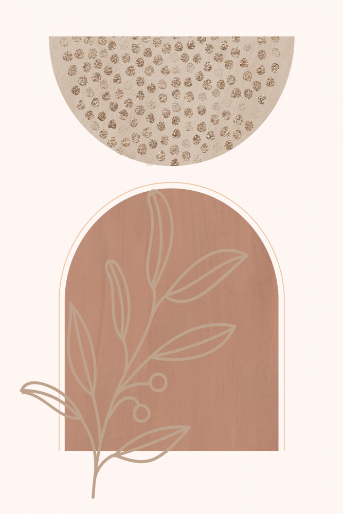 Boho Beige 2 von Sally Ann Moss