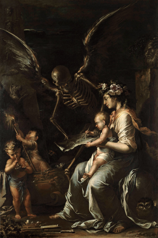 Human Frailty von Salvator Rosa