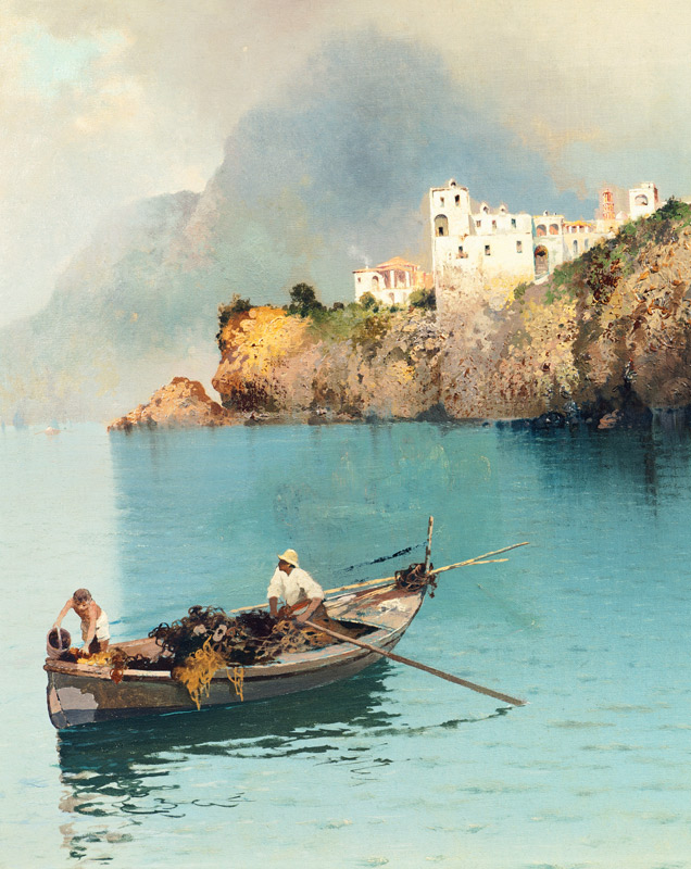 Fishermen in Sorrento von Salvatore Petruolo