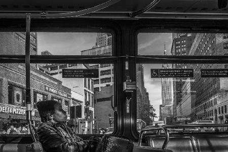 Woman on Bus, 34th Street