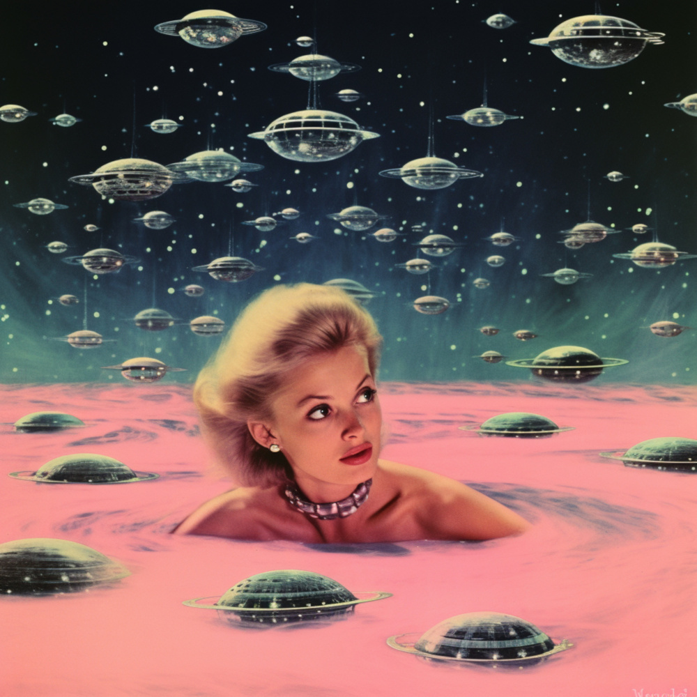 UFO Swimming von Samantha Hearn