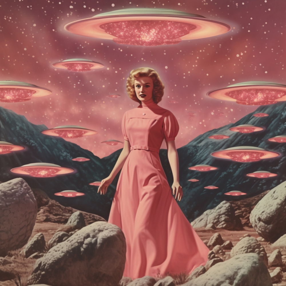 Vintage Space Barbie von Samantha Hearn