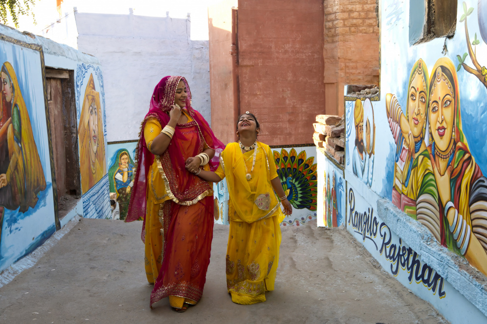 Mother and Daughter von SAMIR KUMAR SAMANTA