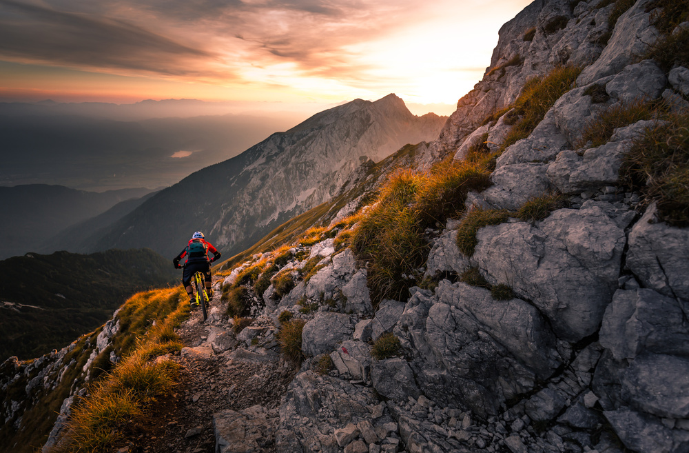 Sunset high alpine ride von Sandi Bertoncelj