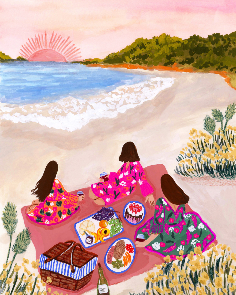 Beach Picnic von Sarah Gesek