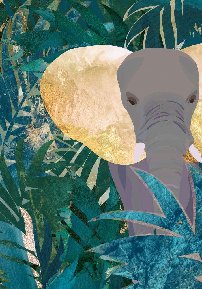 Elephant in the jungle von Sarah Manovski