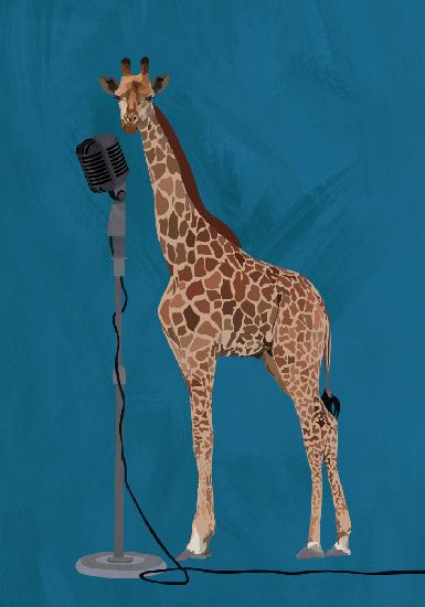 Giraffe Microphone Pink 2 01