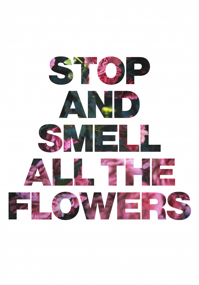 Stop and Smell All the Flowers von Sarah Manovski