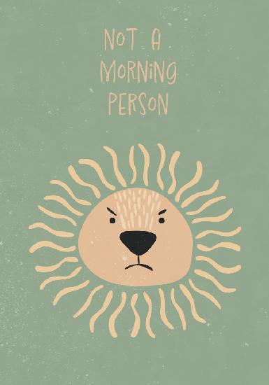 Lion nursery print