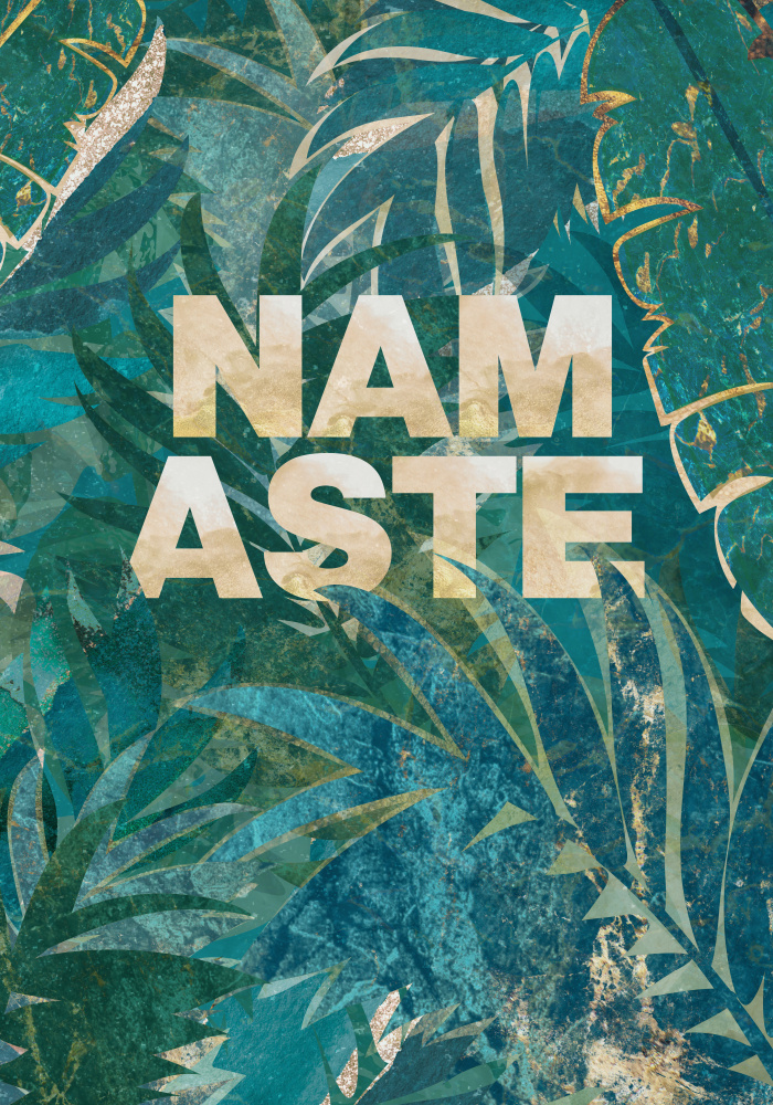 Namaste typography von Sarah Manovski