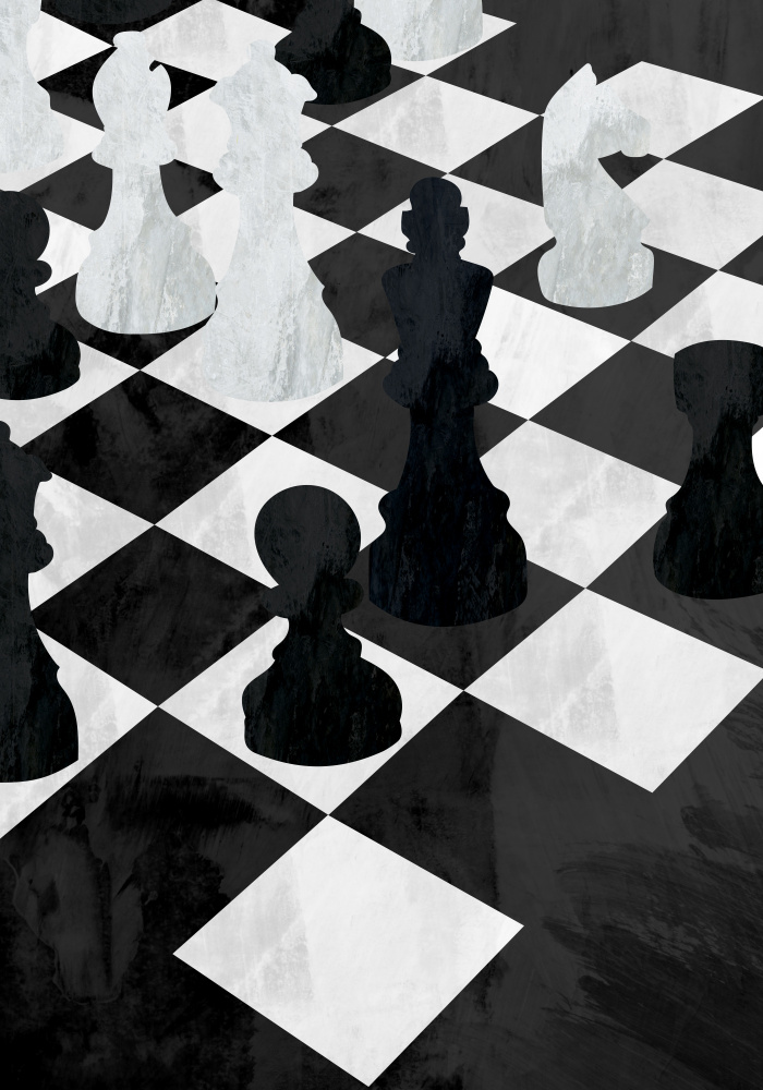 Chess black and white von Sarah Manovski