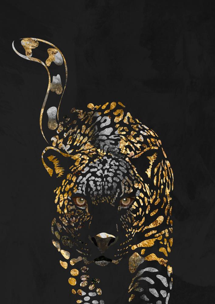 Black gold jaguar von Sarah Manovski