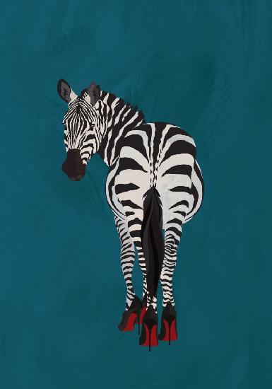 Zebra heels